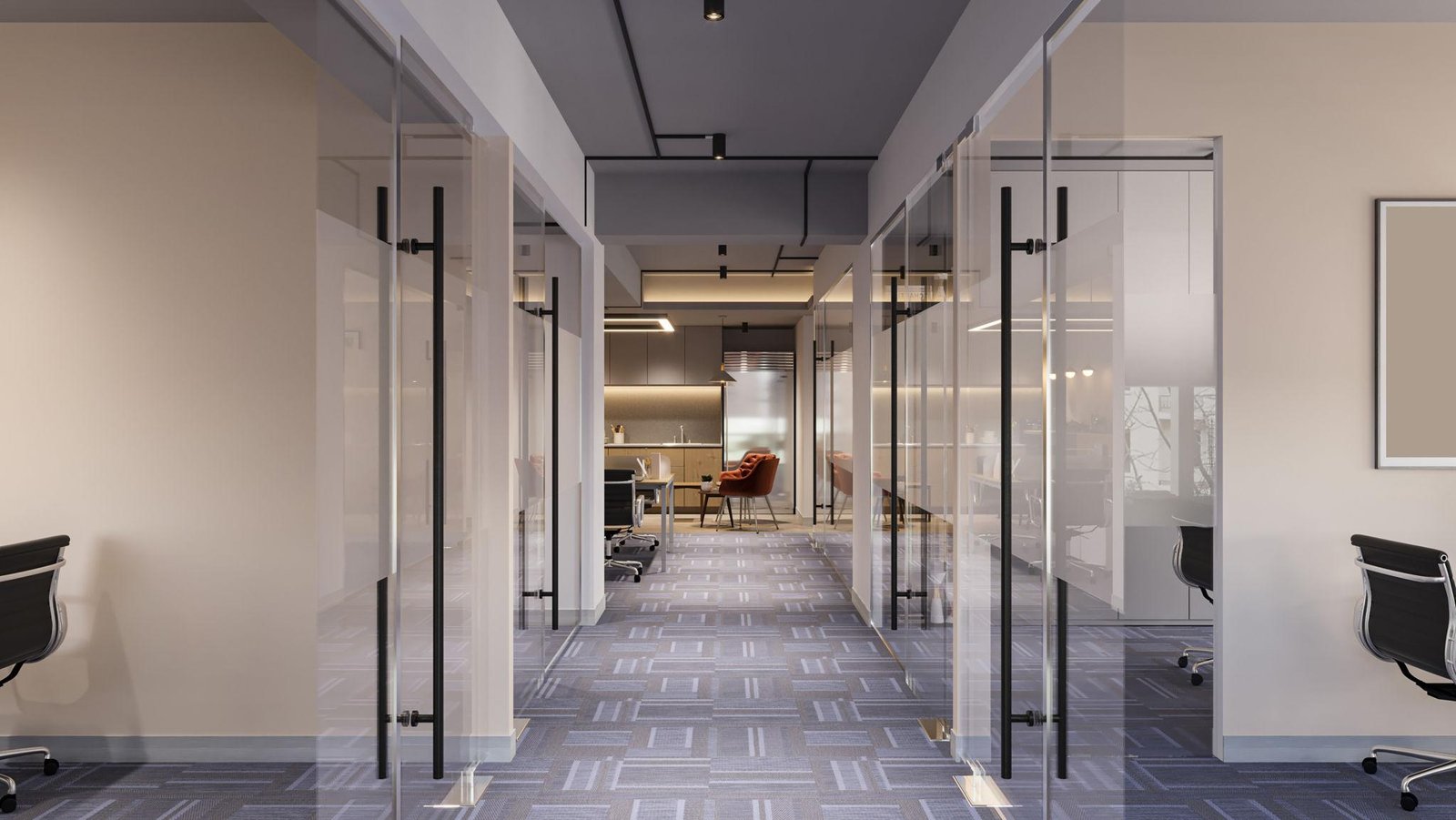 Final handover of turnkey office interior project